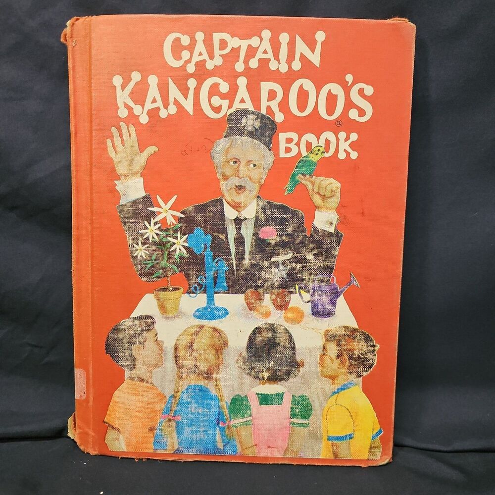 vintage Captain Kangaroo's Book originally 1958 Grosset & Dunlap RARE